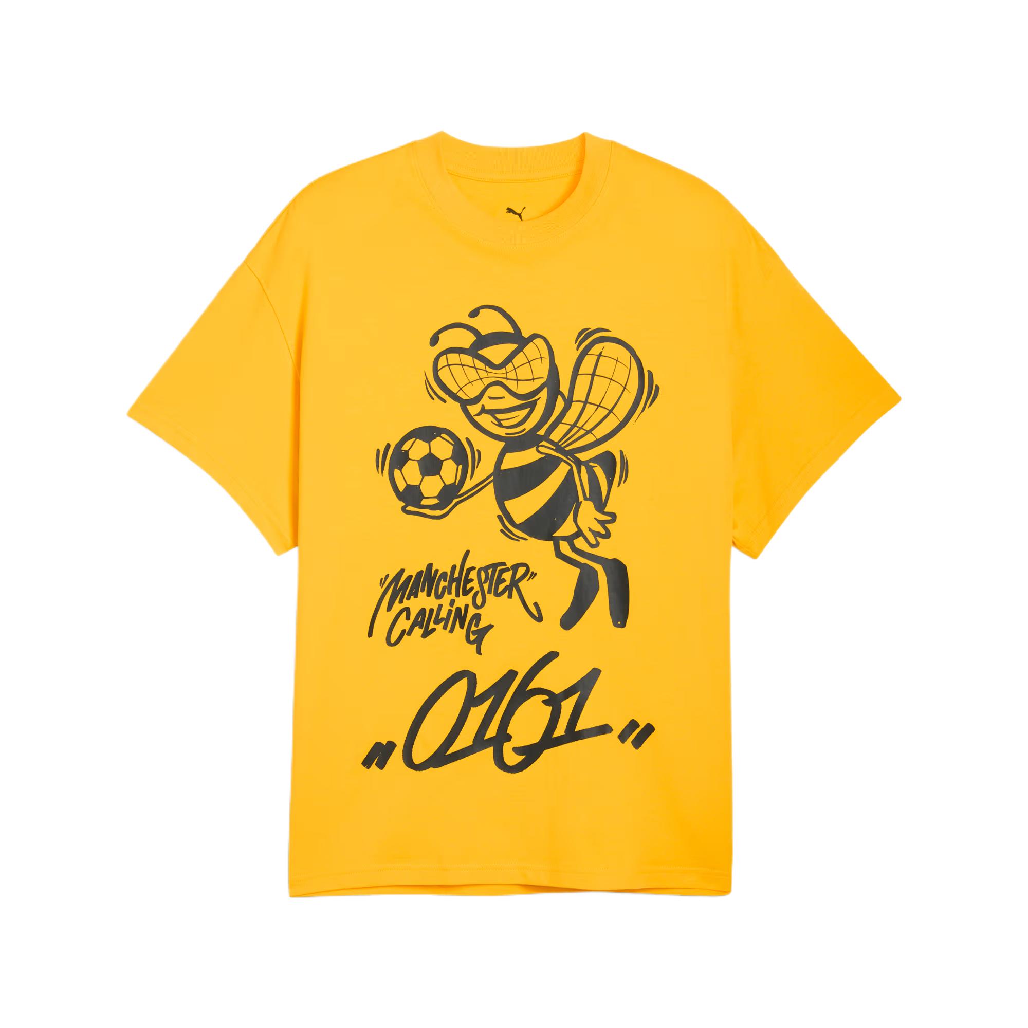 

Puma Classic Comfortable Versatile Crew Neck T-Shirt Men Tops Yellow 631696-01 M