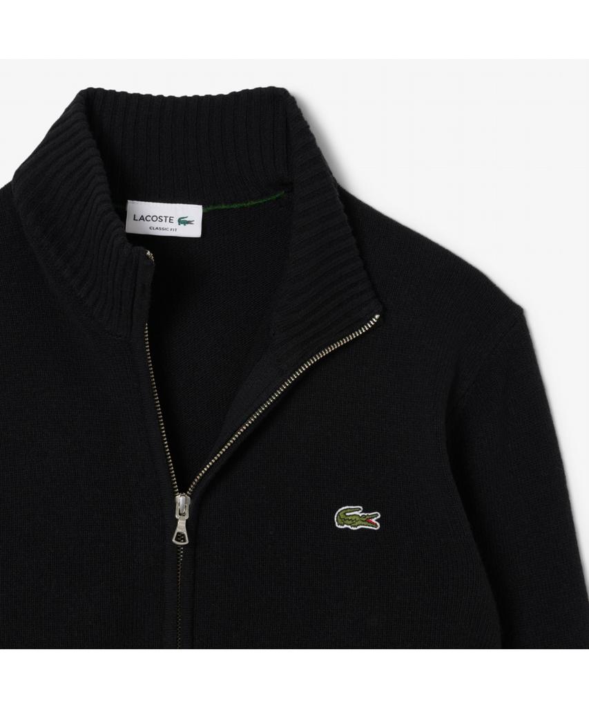 Lacoste Men'S Wheat Wool Full-Zip Cardigan Ah5181-55N 031
