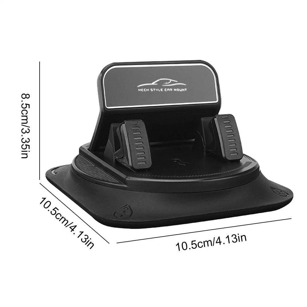 Dashboard Phone Holder For Car Silicone Car Dashboard Phone Stand Automotive Organizer Adhesive Tool Vertical Horizontal Use For