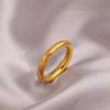 Fu Character Ring - Luxurious and High-end, Simple and Cool Style. Suitable for Both Men and Women. Durable and Versatile Couple's Pair of Rings.