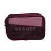 Transparent Mesh Makeup Bag Storage Case Zipper Make Up Bags 3 Size Women Travel Toiletry Wash Cosmetic Bag