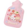 250ml Hot Water Bottle Cute Hot Water Bag Winter Hand Feet Warmer Hot-water Bag for Menstrual Cramps Neck and Shoulder Relief