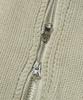 Suade Washed Knit Zip Up [Ivory]