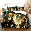 Anime Disgaea Bedding Set Duvet Cover Bed Set Quilt Cover Pillowcase Comforter King Queen Size Boys Adult Bedding Set