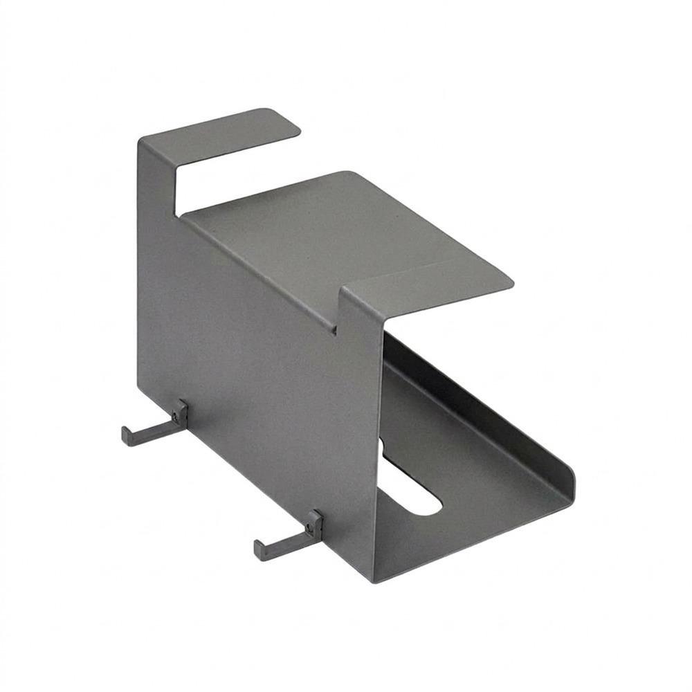Iron Under Cabinet Paper Towel Holder Removable Roll Paper Holder Towel Storage Box Bathroom серый