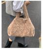 Plüsch Große Tragetasche im koreanischen Stil - Herbst/Winter Damen Lässige Schultertasche