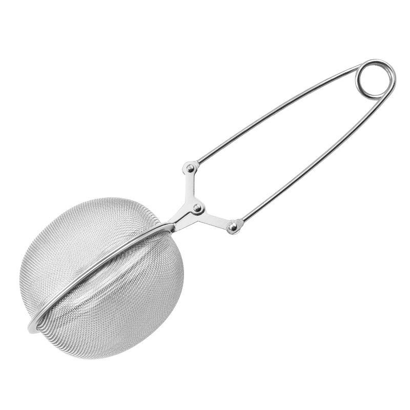 Stainless Steel Spherical Tea Infuser & Strainer Mesh Filter