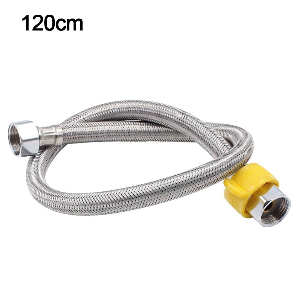 30-200cm Flexible Braided Hose 1/2 Inch Faucet Water Pipe  Kitchen Bathroom Washing Machine