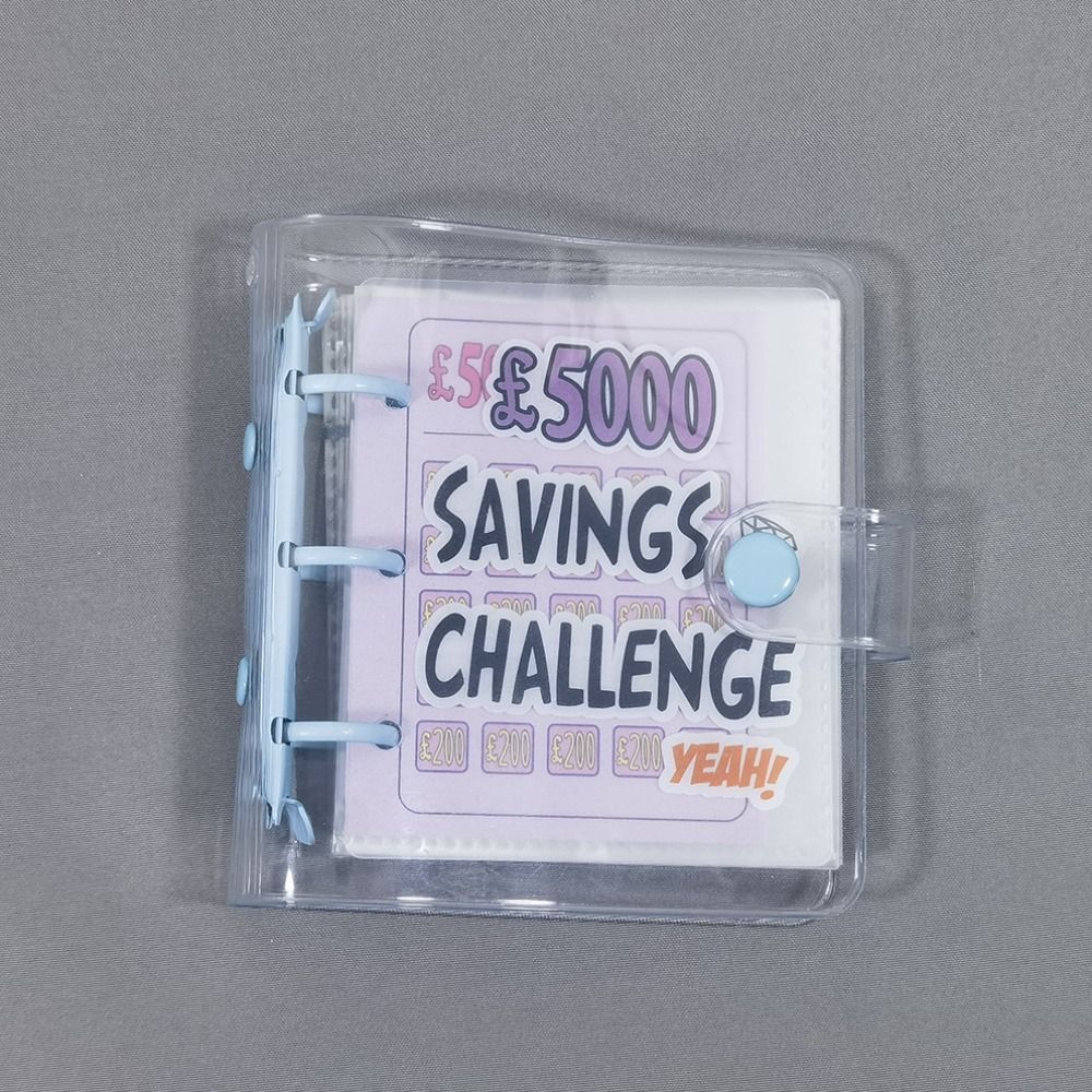 PVC Savings Challenges Book Mini Mini Budget Binder Gift Money Saving Binder  Save Money