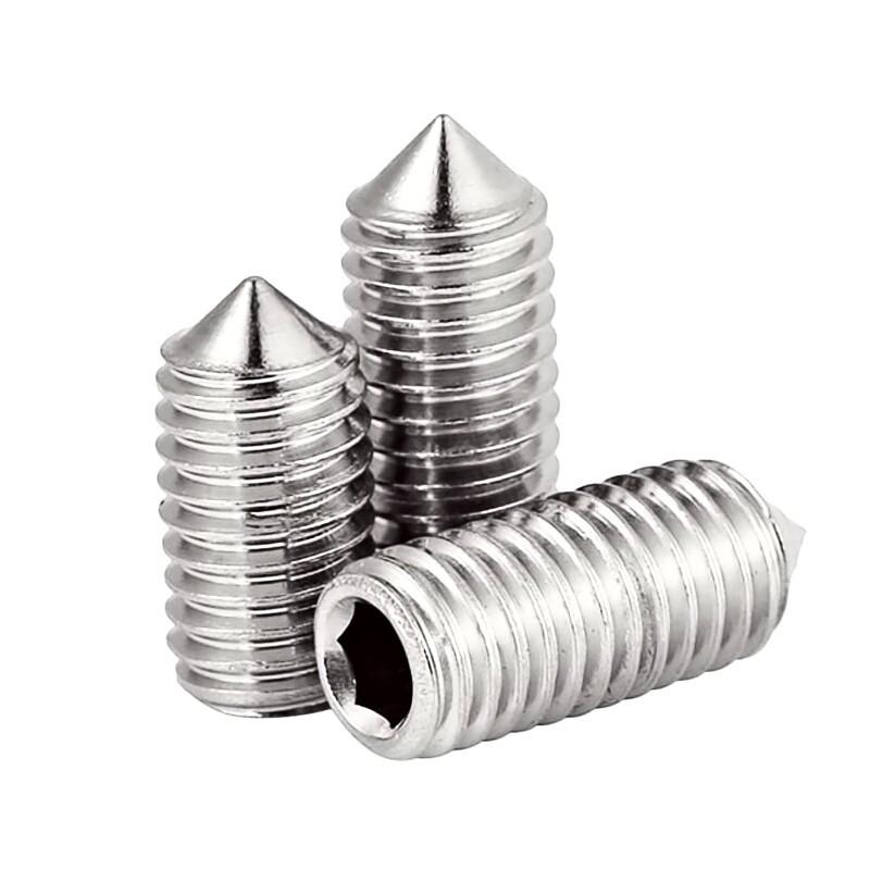 Bairuite 316 Stainless Steel Cone Point Hex Socket Set Screw