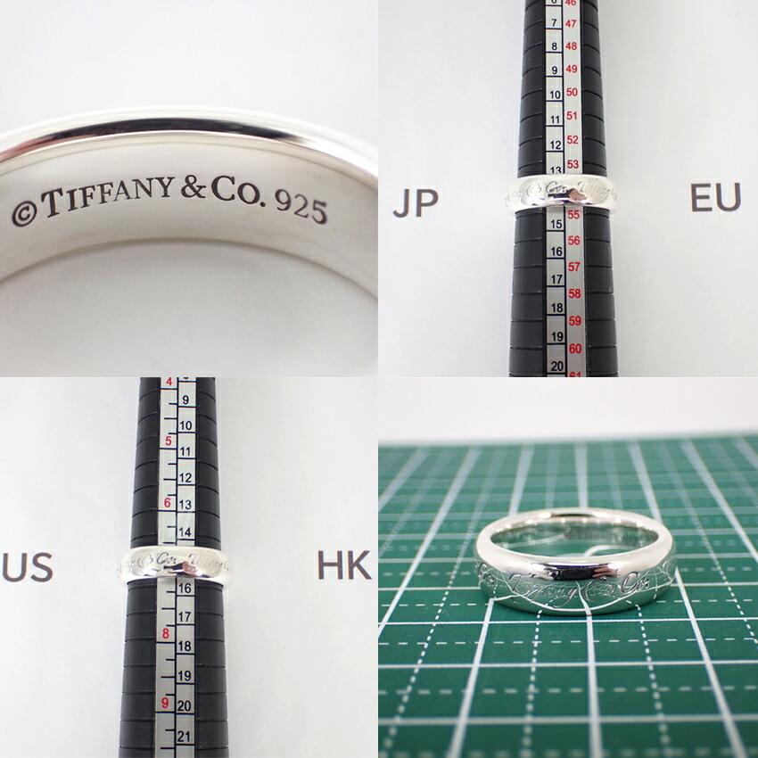 [Used] TIFFANY/Tiffany 925 Notes Ring / Size 14 / j67-4