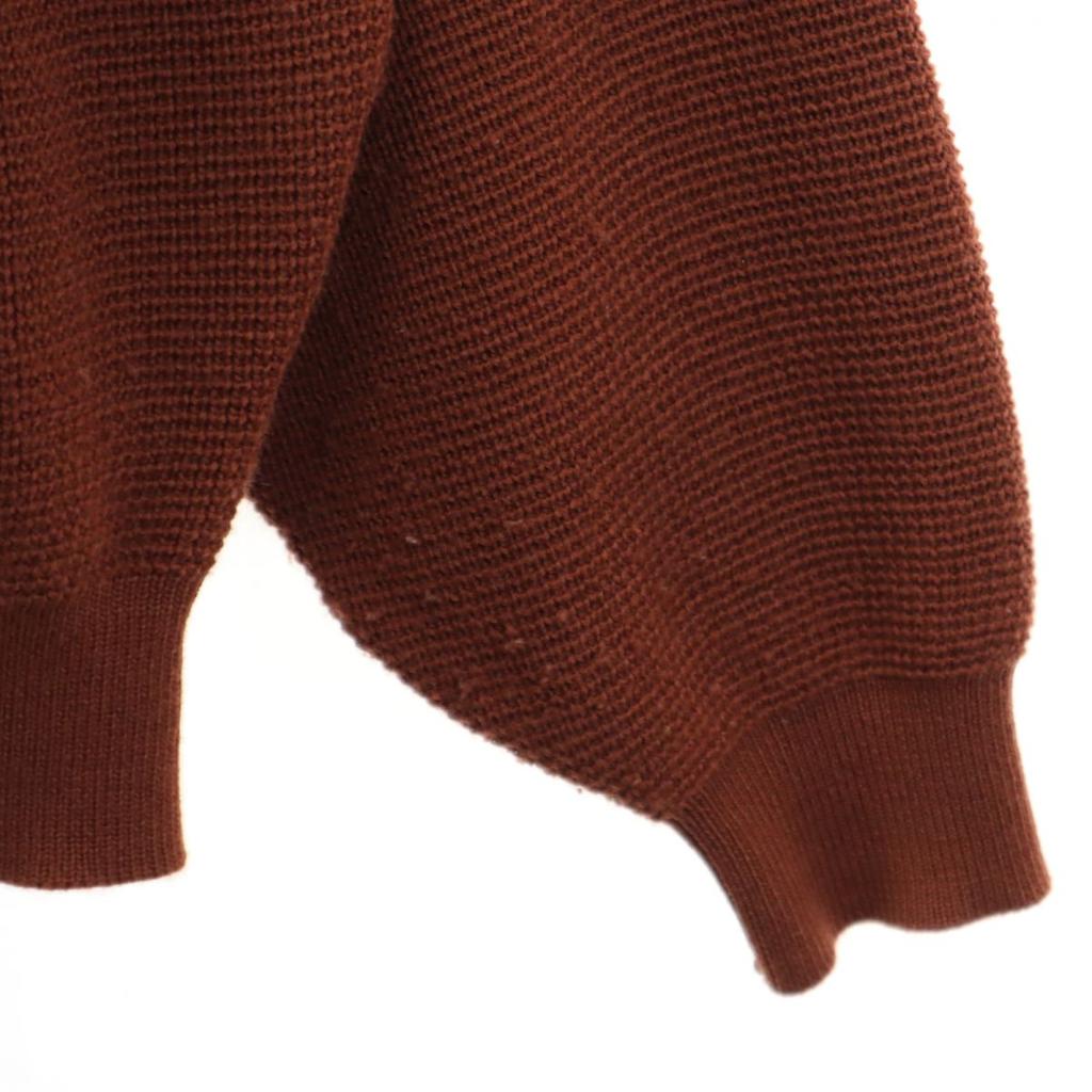 santa fe Long sleeve wool sweater 0 4 Brown knit Men's Used