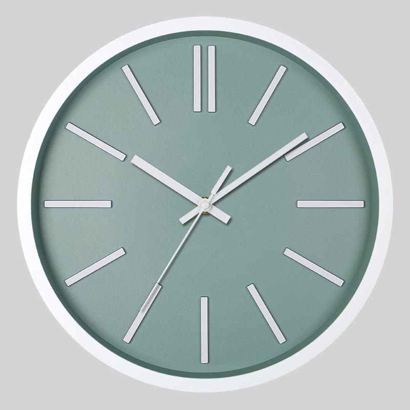 12 Inch 30CM Silent Wall Clock, Creative and Fashionable, Three-dimensional Digital Minimalist Clock for Home Living Room
