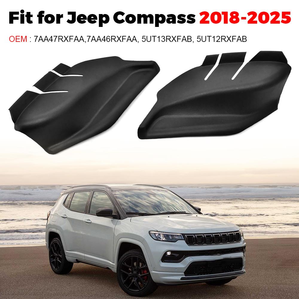 Finitura Pannello Laterale Cofano per Jeep Compass 2017-2025, Finitura Laterale Tergicristallo Coperchio Cerniera Cofano Motore, Sostituisce 53223828 53223829