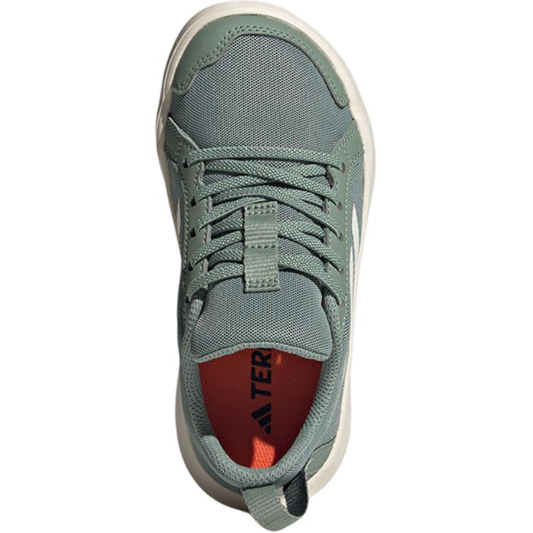 Adidas Terrex Boat C Comfortable Non-Slip Durable Low-Top Outdoor Shoes Kids Shoes Green White JS0733