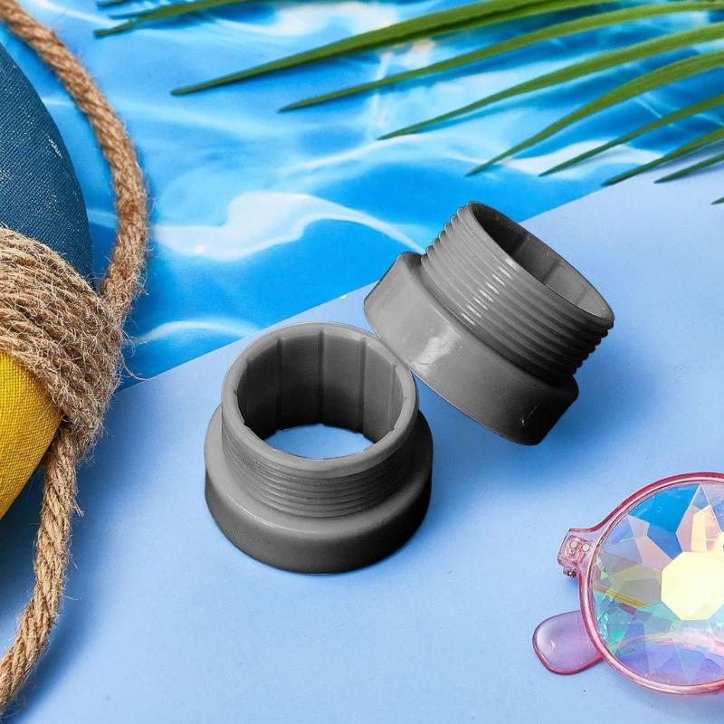 4 st poolparaplystabilisatoradapter gängade adapterhylsor poolparaplyhylsa paraplystänger stabilisator för utomhusbruk