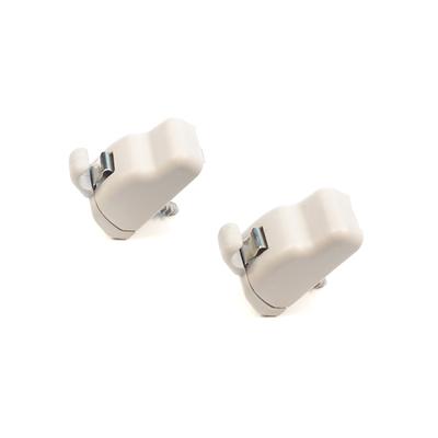 BCF5070 2 Pieces Sun Visor Holder Clips Hook Retainer Light Gray 735633192 for Fiat Tipo 356 Egea 2015-On