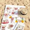 Cute Pig Towel For Swim Yoga Gym Quick Drying Soft and skin-friendly Beach Towels All-Season
