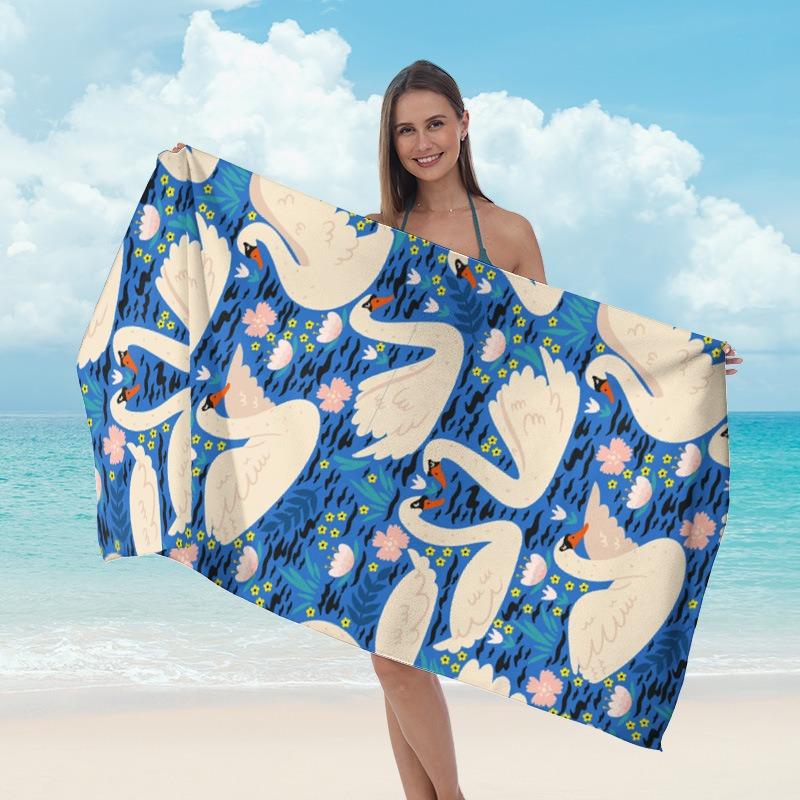 100 Dollar Scheine Geld Druck Polyester Strandtuch Neuheit Schnelltrocknend Badetücher Sommer Schwimmbad Urlaub Sanddicht Decke