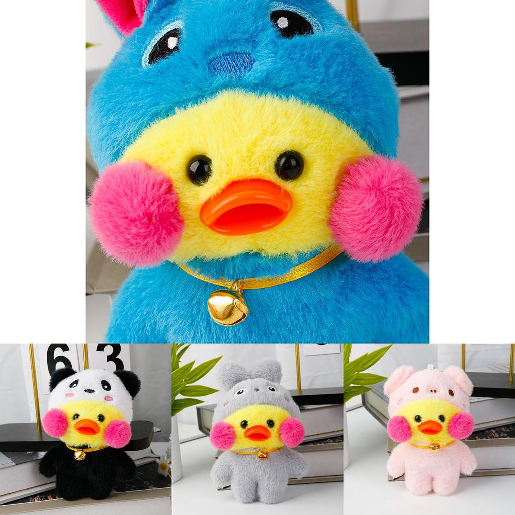 Stitch Cafemimi Duck Plush Keychain For Wedding Decor And Gifts
