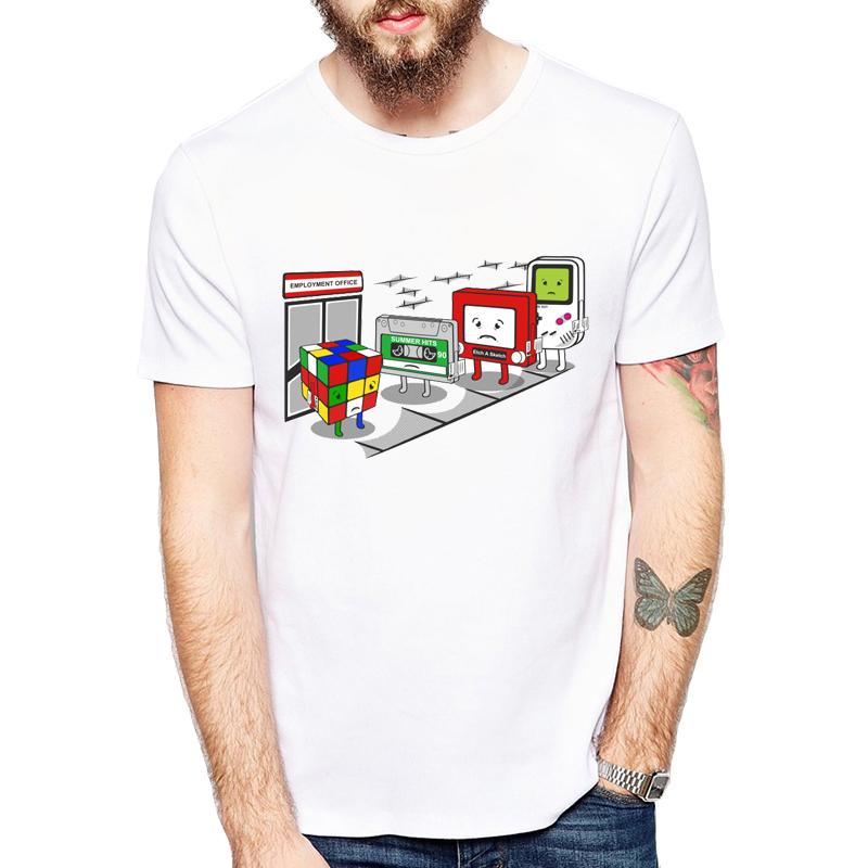 Creative Cartoon 80s Cassette T Shirt Men's Personalized I Am Awesome Printed T-Shirt Summer Male Short Sleeve Tops Tee