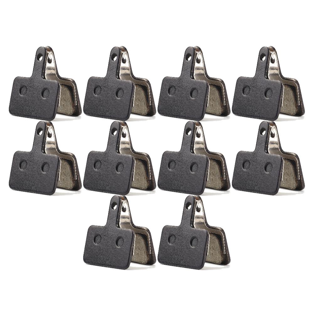 1-50 Set MTB Mountain Bike Metal Disc Brake Pads for SHIMANO M375 M445 M446 Bicycle Parts Cycling Organic Resin Disc Brake Pads