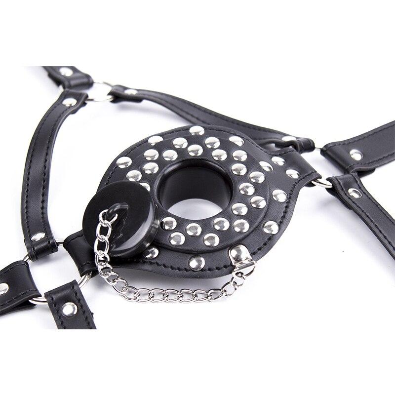 BDSM knebel Sex Adlut zabawki pies sikał niewolnik fetysz Bondage gry erotyczne uprząż gry erotyczne tortury czystość erotyczne Abdl