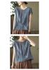 Women's Stylish Summer 2026 Solid Color Tencel Shirt - Loose Fit, Round Neck, Short Sleeves