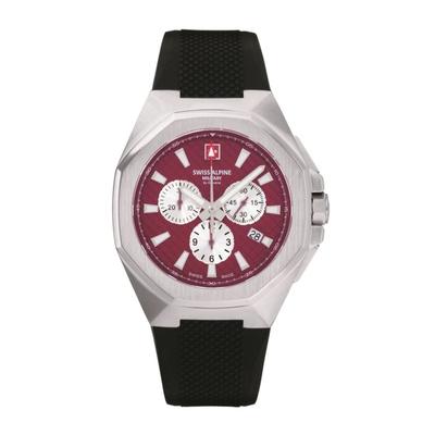 Typhoon Chrono Bracelet Polyuréthane Cadran Bordeaux Quartz 7005.9836 Montre Homme 100M