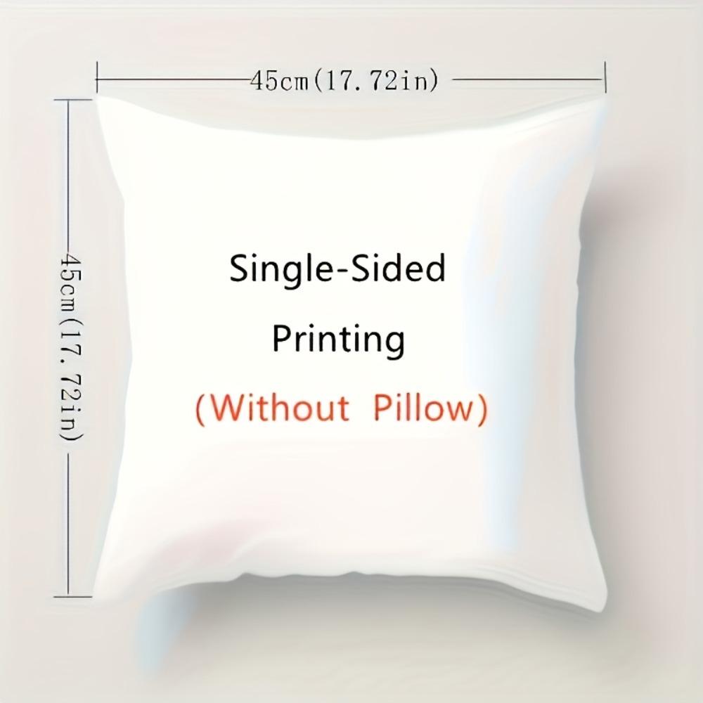 4PCS Seasonal Scenery Pillow Covers, Sofa Cushion Covers, Zipper Closure, Woven Style Lumbar Pillow Cases, for Living Room