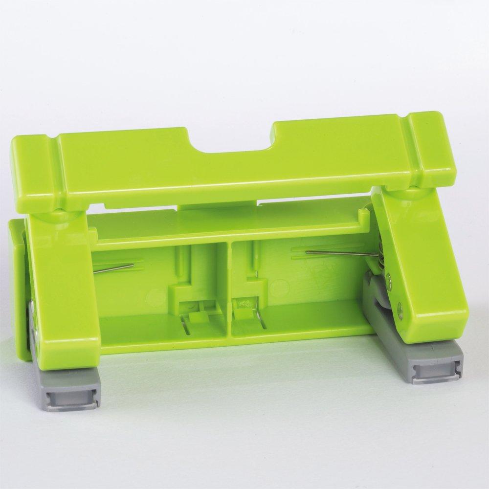 LIHIT LAB Compact Punch, 2-Hole, Red, P1040-3