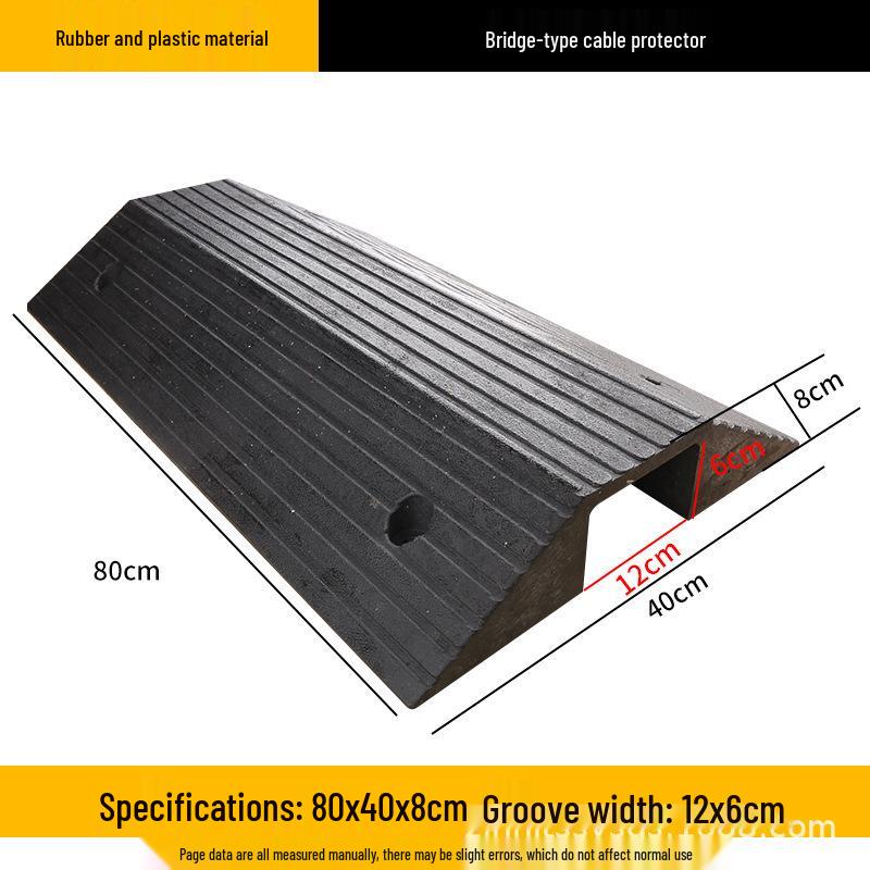 Rubber and Plastic Cable Protection Speed Bump