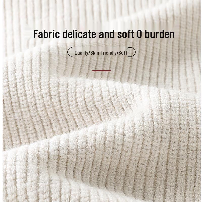 MJ STYLE Women's Winter Thickened Stand Collar Cardigan Sweater