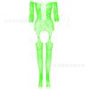 European and American milk leakage underwear transparent hollow pajamas one-piece socks mesh skirt seamless mesh temptation w