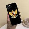 Indonesia Passport Flag Map Phone Case For iPhone 16 Pro Max 14 13 12 11 15 17 Pro Max mini Plus 16e 17 Air Cover Funda
