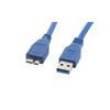 LANBERG LANBERG USB CABLE 3.0 MALE/MICRO USB MALE 0.5M BLUE