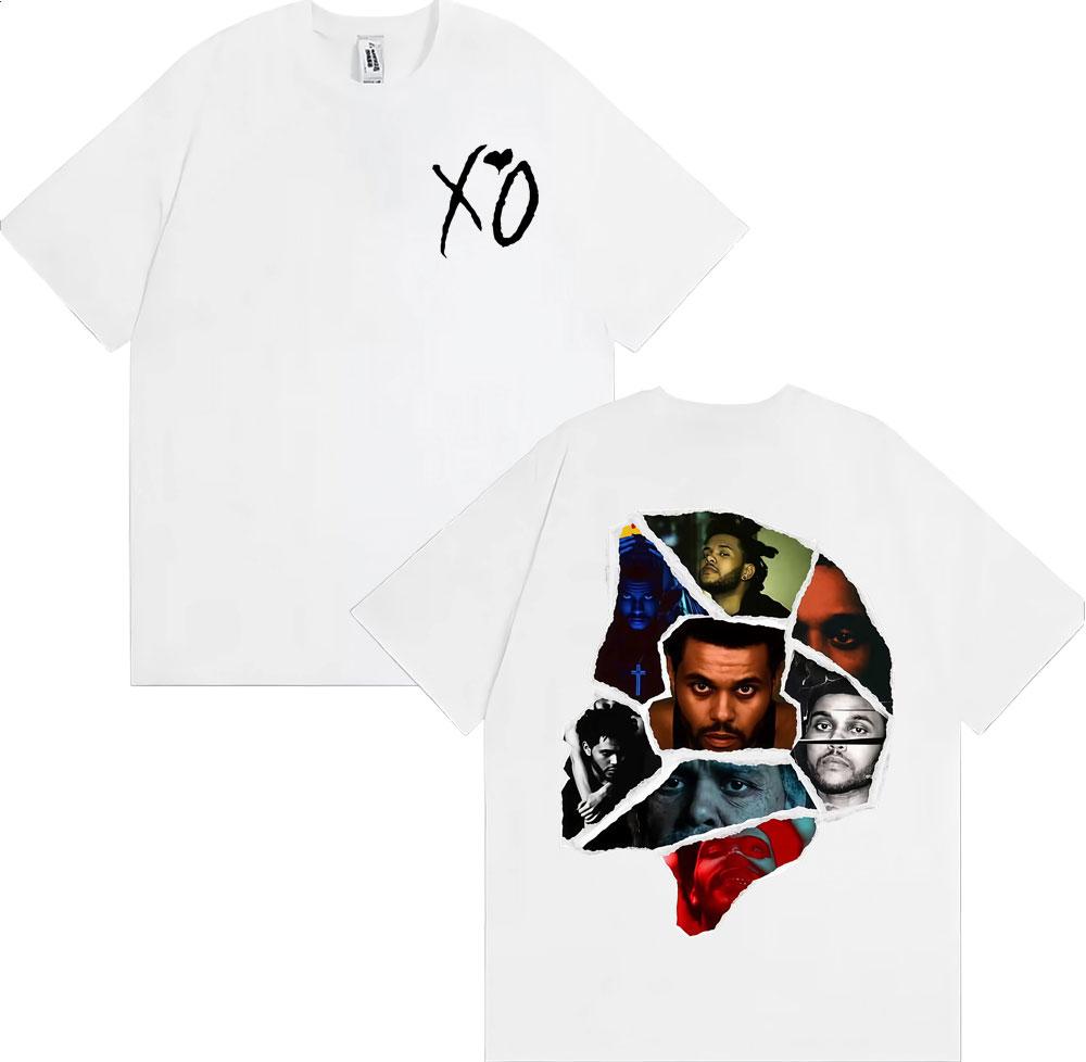 The Weeknd After Hours Til Dawn Album Cover Tshirts Unisex Women Harajuku Hip Hop High Street T Shirt Casual ONeck Cotton Tshirt