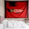 Monaco Football Club Printed Printed Tapestry, for Bedroom,Livingroom, Dormitory, Large Wall Decor, Fabric Decor Fan Birthday Gifts