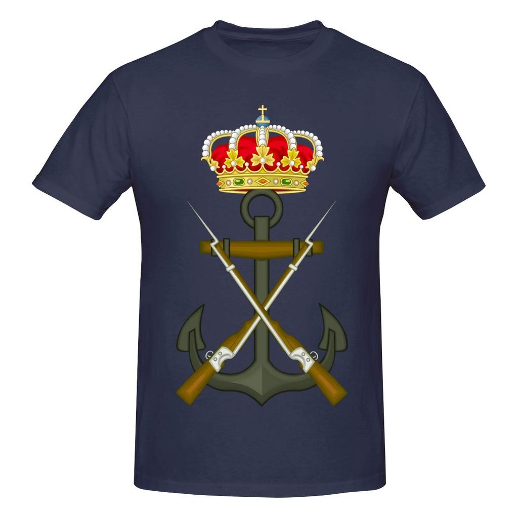 Badge Of The Spanish Marine Infantry Casual Tshirtkoreanstyle Vibe Home Comfort Tees