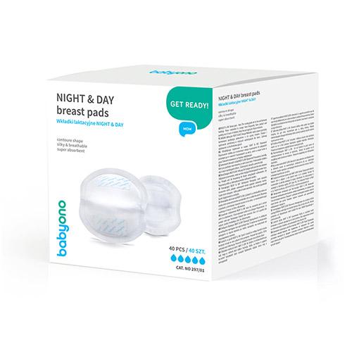 B.O.297/01 NIGHT & DAY nursing pads 40 pcs