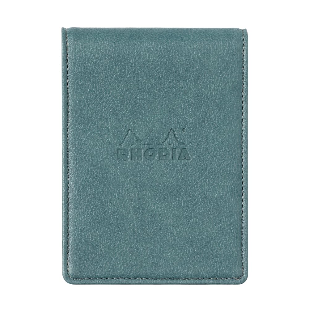 RHODIA Mini System Organizer 11mm Ring PU Synthetic Vive Gray 3-Ring (11x8cm, Diameter) Leather, (cf11ogz03-gy)