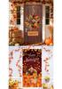 Thanksgiving Turkey Door Banner: Autumn Porch Decoration