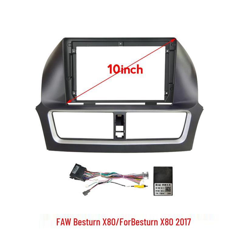 

Besturn X80 Модели 17+: Андроид навигационная система с большим экраном с рамкой и проводкой Consult