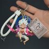 Anime One Piece Gear 5 Luffy Figur Anhänger Schlüsselanhänger Puppe Anhänger Spielzeug Dekoration Geschenk Schönes Design Langlebig