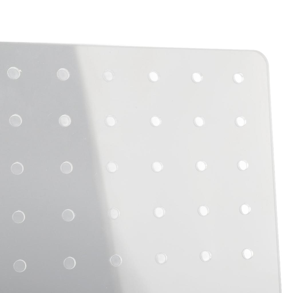 Akrylowy Stojak Ekspozycyjny Pegboard Przezroczysty Organizer na Biżuterię Stojak Pegboard na Targi Rzemiosła Stojak Stojący na Kolczyki