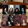 Schauspielerin M-Megan F-Fox Handyhülle Schwarzes Silikon Weich Für Samsung Galaxy A73,A72,A71,A70,A53,A52,A51