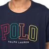 Polo Ralph Lauren SS23 Letter Print Crew Neck Short Sleeve T-Shirt Men Tops Blue 710899185-001