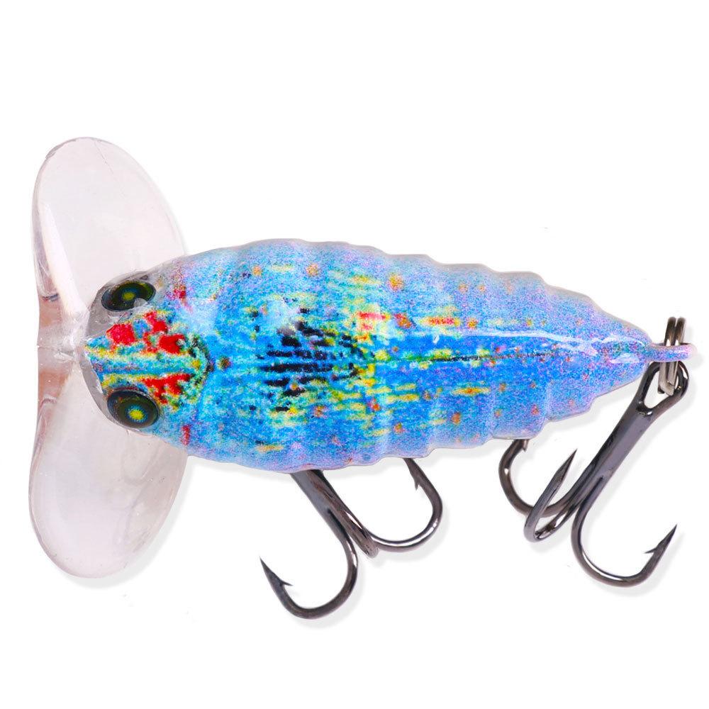 

Lure bait4cm3.9gColorful Pattern Cicada Bionic Hard Bait Non-Air Force Insect Fake Bait 4cm 3.9g