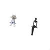 Nordic Astronaut Thinker Statue Resin Figurine Sculpture for Bookshelf Entrance Living Room Office