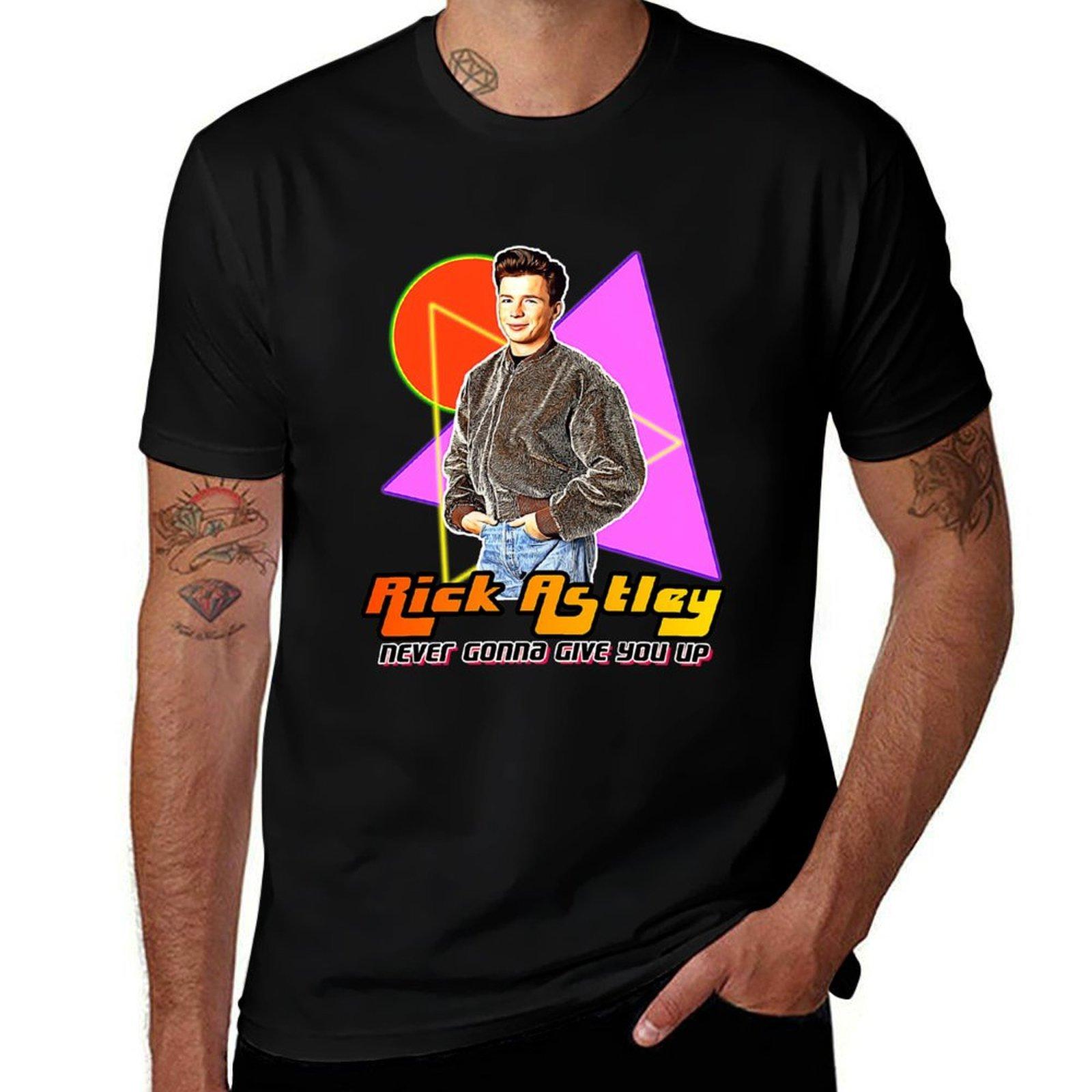 Rick Astley Rick Astleyyyy T-Shirt Moisture Control Sports Tee S разноцветный